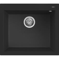 Мойка кухонная Elleci Q 105 on top black k86 Фото