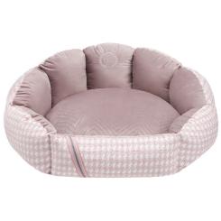 Лежак для животных Chloe's Home Positano M рожевий Фото