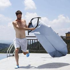 Матрас надувной Naturehike Ламзак NH20FCD06 блакитний Фото 3