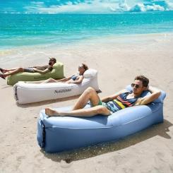 Матрас надувной Naturehike Ламзак NH20FCD06 блакитний Фото 4