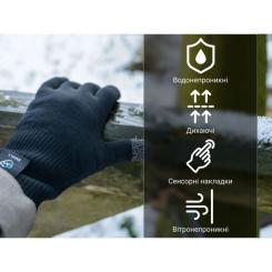 Водонепроницаемые перчатки Dexshell ThermFit 3.0 Gloves чорні M Фото 9