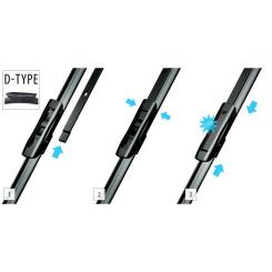 Щетка стеклоочистителя OXIMO 650+475мм Фото 2