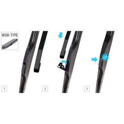 Щетка стеклоочистителя OXIMO гібридна 500 мм / 20 Фото 3