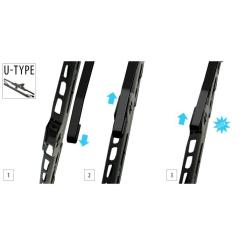 Щетка стеклоочистителя OXIMO каркасна 550 мм / 22 Фото 3