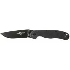 Нож Ontario Knife RAT I AUS-8 Black, Black Blade Фото