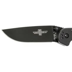 Нож Ontario Knife RAT I AUS-8 Black, Black Blade Фото 2