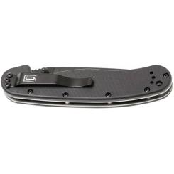 Нож Ontario Knife RAT I AUS-8 Black, Black Blade Фото 3