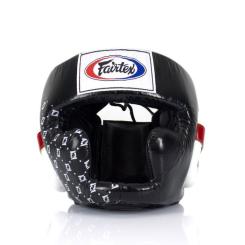 Боксерский шлем Fairtex HG10 Black XL Фото 1