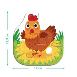 Пазл DoDo 4 в 1 Baby puzzle. Сельские животные Фото 4