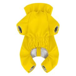 Дождевик для животных WAUDOG Clothes водонепроницаемый S35 желтый Фото 1