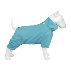 Дождевик для животных WAUDOG Clothes водонепроникний XS30 блакитний Фото 2