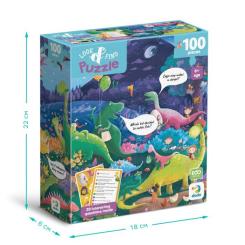 Пазл DoDo Ищи и находи Страна динозавров, 100 элементов Фото 5