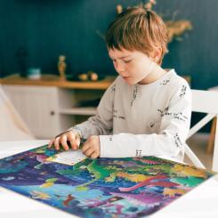 Пазл DoDo Ищи и находи Страна динозавров, 100 элементов Фото 6