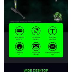 Компьютерный стол Gamemax D140 Carbon Фото 9