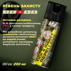 Спрей от насекомых HTA Extreme Deet 30% 200 мл Фото 3