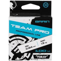 Леска Brain Team Pro 100m 0.124mm 1.5kg Фото 1