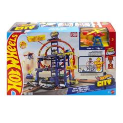 Автотрек Hot Wheels City Гараж з мега петлею Фото 1