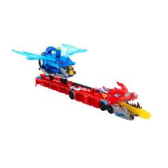 Автотрек Hot Wheels City Транспортер-трансформер Два дракони Фото 1
