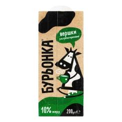 Сливки Бурьонка ультрапастеризованные 10% 200 г Фото 4