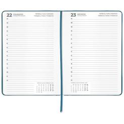 Еженедельник Axent датированный 2026 Classic Palermo, 145х210, синий Фото 2