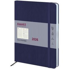 Еженедельник Axent датированный 2026 Grand Lines, 195х255, синий Фото