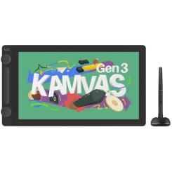 Графический планшет Huion Kamvas 16 Gen3 Black + рукавичка Фото