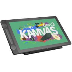 Графический планшет Huion Kamvas 16 Gen3 Black + рукавичка Фото 1