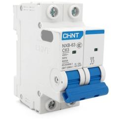 Автоматический выключатель CHINT NXB-63-2P-C63 Фото