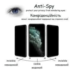 Стекло защитное Drobak Anty Spy Apple iPhone 17 Black Фото 4