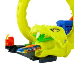 Автотрек Hot Wheels City Спиральная атака Змеи Фото 3