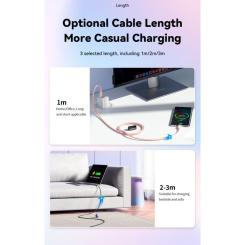 Дата кабель Essager USB-C to USB-C 1.0m 100W pink Фото 8