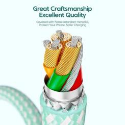 Дата кабель Essager USB-C to Lightning 1.0m 3A purple Фото 4