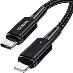 Дата кабель Essager USB-C to Lightning 0.5m 20W black Фото