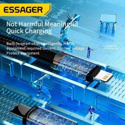 Дата кабель Essager USB-C to Lightning 0.5m 20W black Фото 6