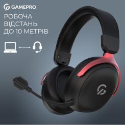 Наушники GamePro Asgard Freya Pro Wireless Black/Red Фото 7