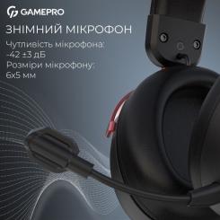 Наушники GamePro Asgard Freya Pro Wireless Black/Red Фото 8