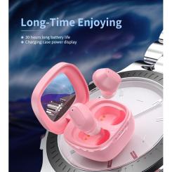 Наушники Choetech TWS Small Cube Pink Фото 3