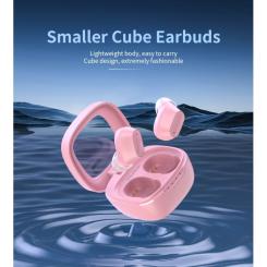 Наушники Choetech TWS Small Cube Pink Фото 6