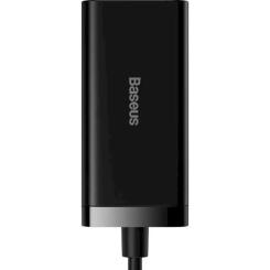 Зарядное устройство Baseus 2xUSB-C 100W + 2xUSB GaN black Фото 3