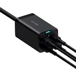 Зарядное устройство Baseus 2xUSB-C 100W + 2xUSB GaN black Фото 5