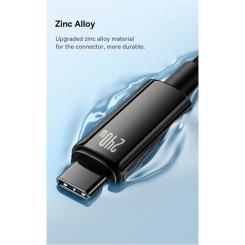 Дата кабель Baseus USB-C to USB-C 1.0m 240W Black Фото 10