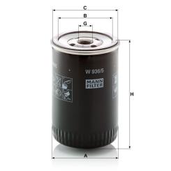 Фильтр масляный Mann W936/5 Фото 1