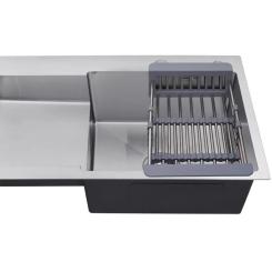 Мойка кухонная Kroner Geburstet-7848RHM Фото 8