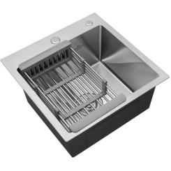 Мойка кухонная Kroner Gebьrstet-4545HM Фото 6