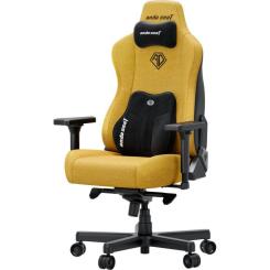 Кресло игровое Anda Seat Kaiser 3E Fabric XL Bright Yellow Фото 2