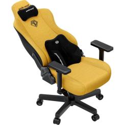 Кресло игровое Anda Seat Kaiser 3E Fabric XL Bright Yellow Фото 6