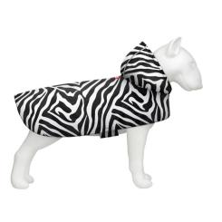 Дождевик для животных WAUDOG Clothes з капюшоном "Зебра" XL Фото 1
