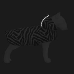 Дождевик для животных WAUDOG Clothes з капюшоном "Зебра" XL Фото 3