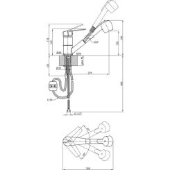 Смеситель Kroner Odra-C030-T Фото 7