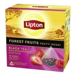 Чай Lipton чорний "Forest fruit" 20 пакетиків Фото